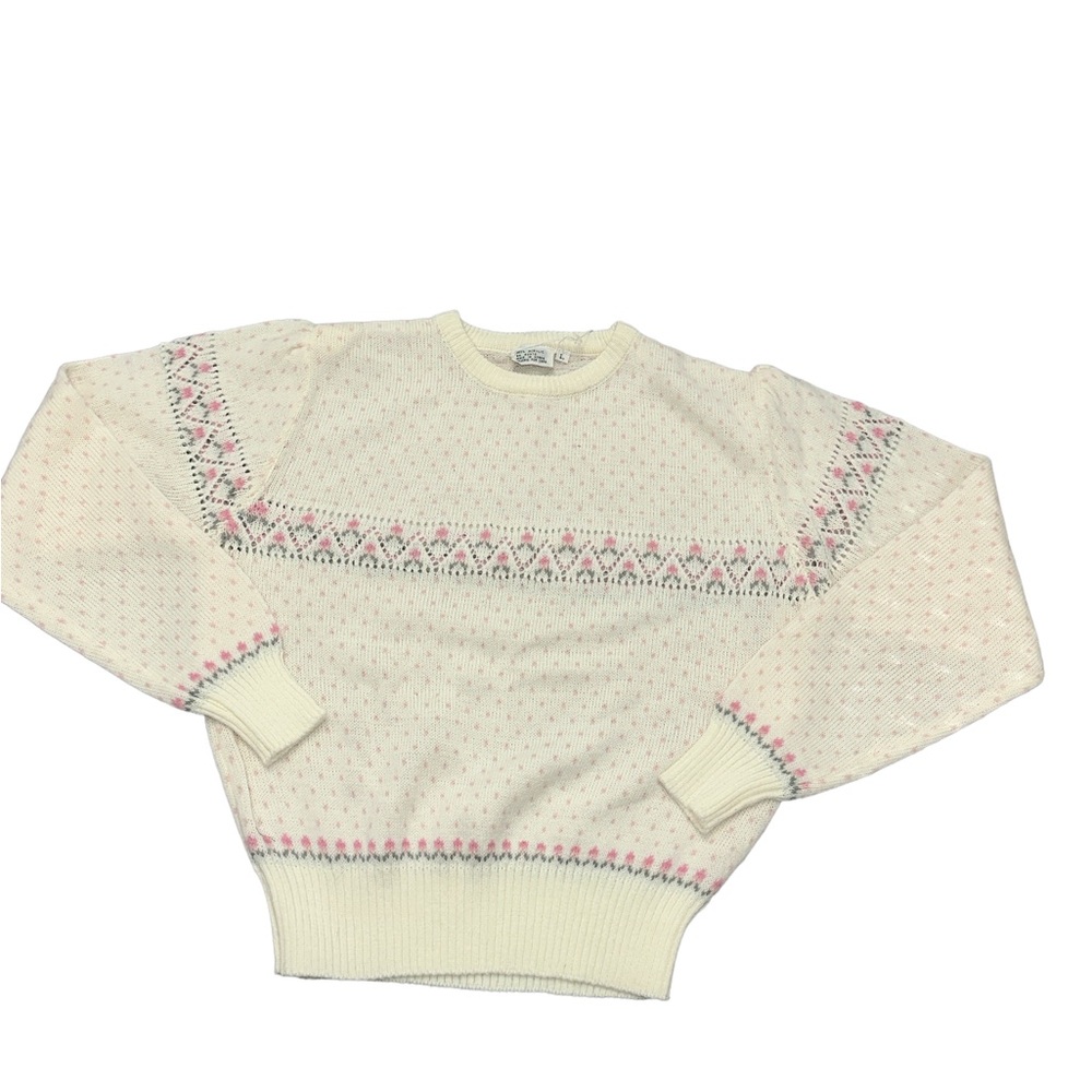 Vintage 70’s 80’s sweet floral sweater